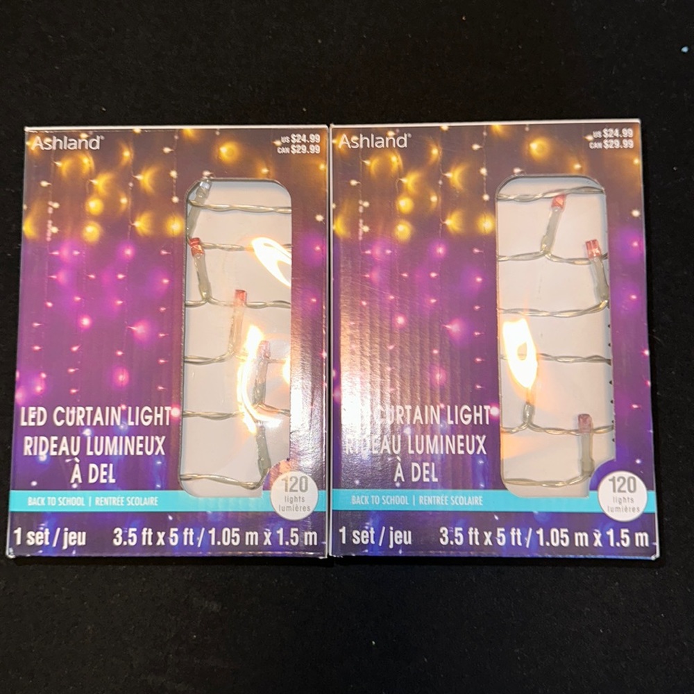 Set of 2 Ashland Curtain Lights - NWT